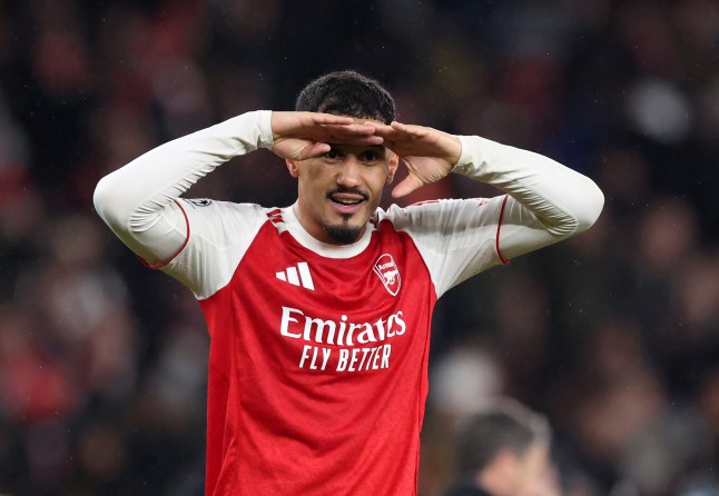 Why William Saliba is not playing for Arsenal against Chelsea today