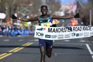 Edwin Kurgat breaks course record, Weini Kelati wins fifth straight Manchester Road Race
