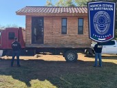 Tras cateo, recuperan cabaña móvil robada en Parral