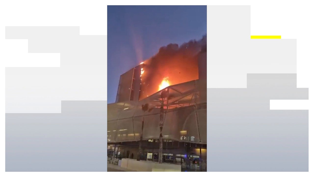 VIDEO | Las impactantes imágenes del incendio en el hospital Santa Lucía en Cartagena
