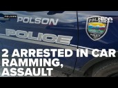 Two in custody for allegedly ramming a pickup truck in Polson