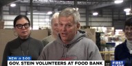 NC Gov. Stein volunteers at food bank