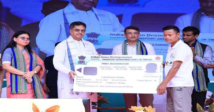 CM Dr. Manik Saha Emphasizes Youth and Janajati Empowerment, Inaugurates Key Infrastructure Projects in Dhalai District