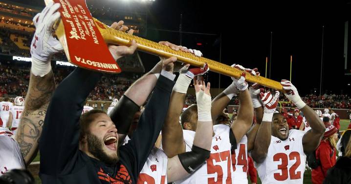 What do an axe, a bucket and a cannon have in common? Meet the rivalry trophies of college football