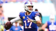 Bills QB Josh Allen has padded right throwing elbow at practice
