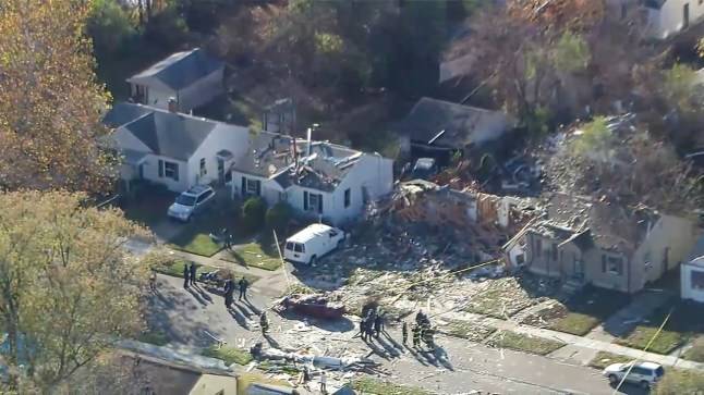 House totally blown to pieces after neighbours raised gas leak suspicions