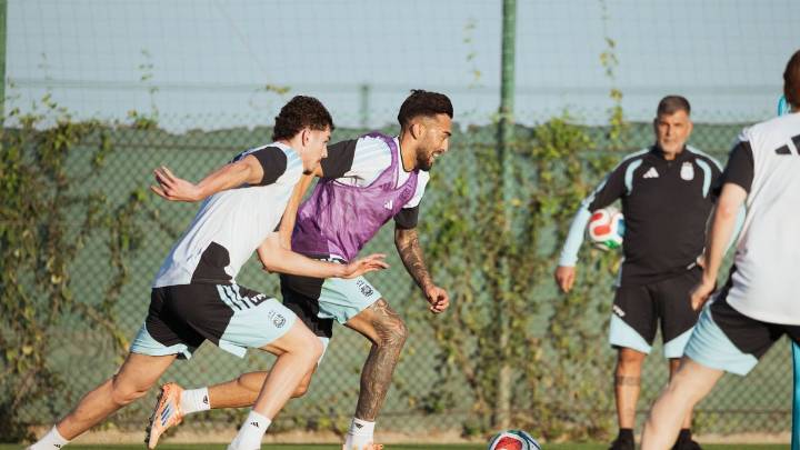 La Selección argentina, de entrenamiento en Alicante