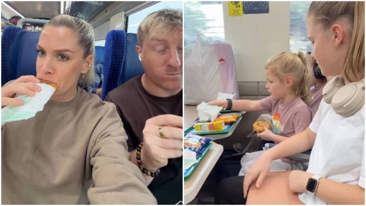 British family enjoys train food and chai on Vande Bharat. Video delights Internet