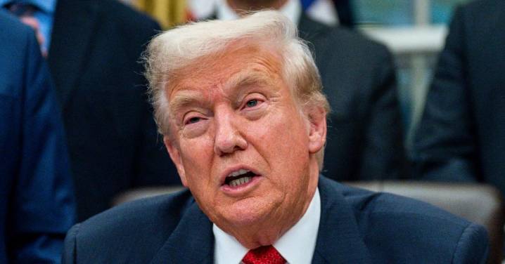 Donald Trump Fails to Hide His Bruised Hands as President Ends Government Shutdown in Oval Office: Photos