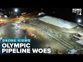 DRONE FOOTAGE: Crews find Olympic Pipeline's source of leak after more than a week