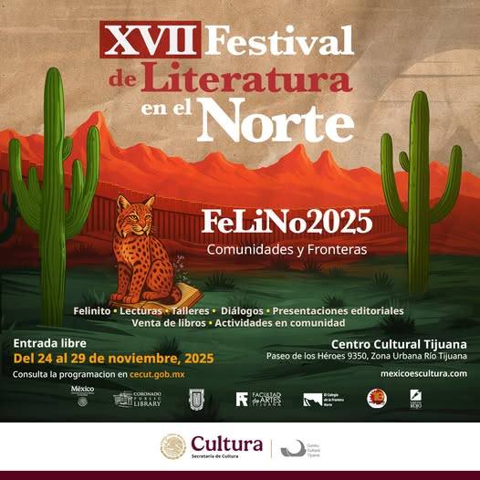 El Festival de Literatura en el Norte regresa al CECUT