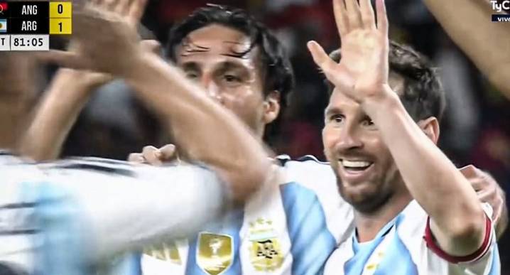 Gol de Lionel Messi hoy con Argentina vs Angola por partido amistoso FIFA