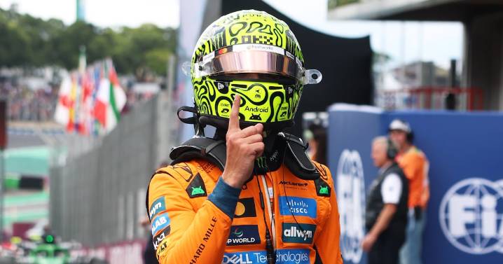 Piastri será cuarto y Verstappen cae en la Q1: Norris brilla para quedarse con la pole en el GP de Brasil