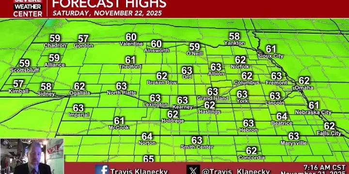 Rain falls on either side of the weekend, but the best weather we see for awhile comes this weekend