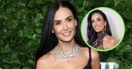 Demi Moore Dazzles In Revealing Sheer Floral Gown At Star