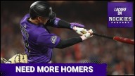 The Colorado Rockies concerning home run trend