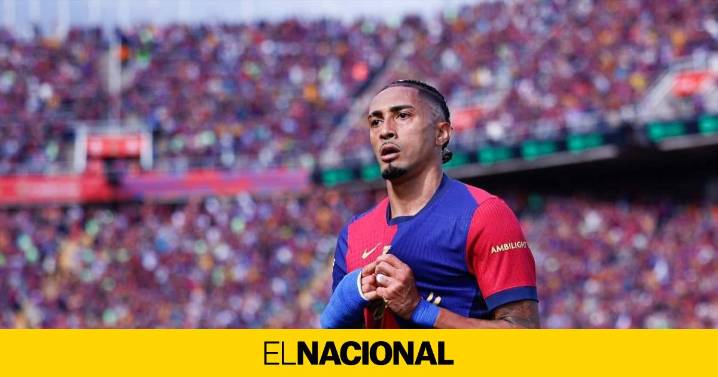Raphinha suelta una bronca al vestuario del Barça por el síndrome de la barriga llena
