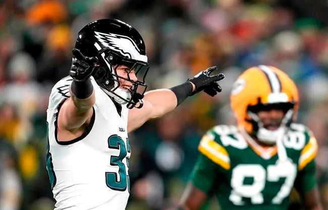Philadelphia sale vivo de su visita a Green Bay en el fin de la Semana 10 de la NFL