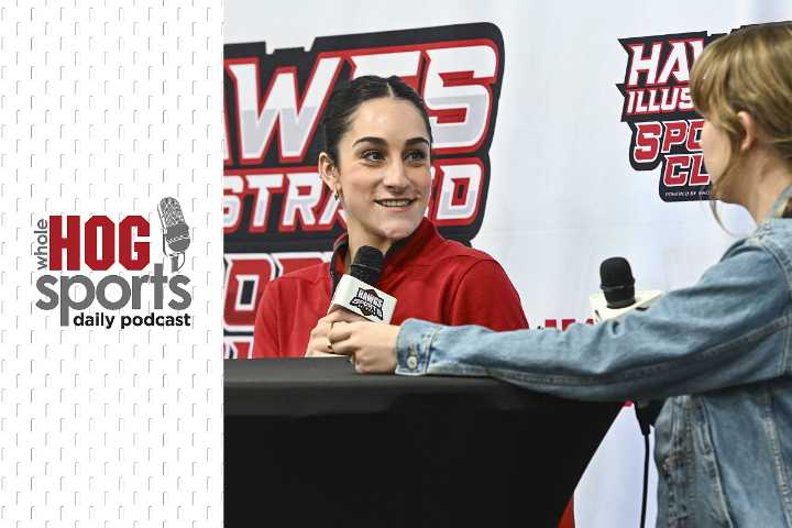 WholeHogSports Daily: Arkansas gymnastics head coach Jordyn Wieber Q&A
