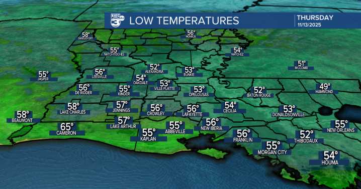 Aurora may be present tonight; Significant warm up this weekend