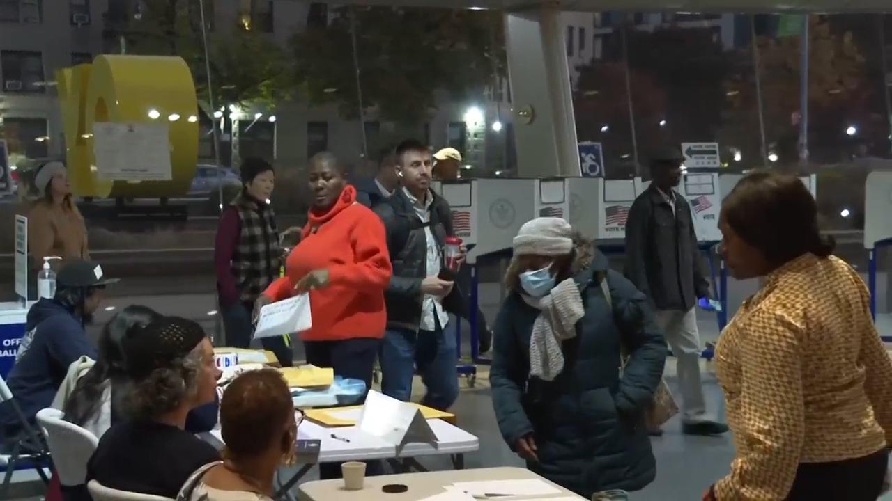 Voters make their way to polls in first major Election Day since Trump's return to the White House