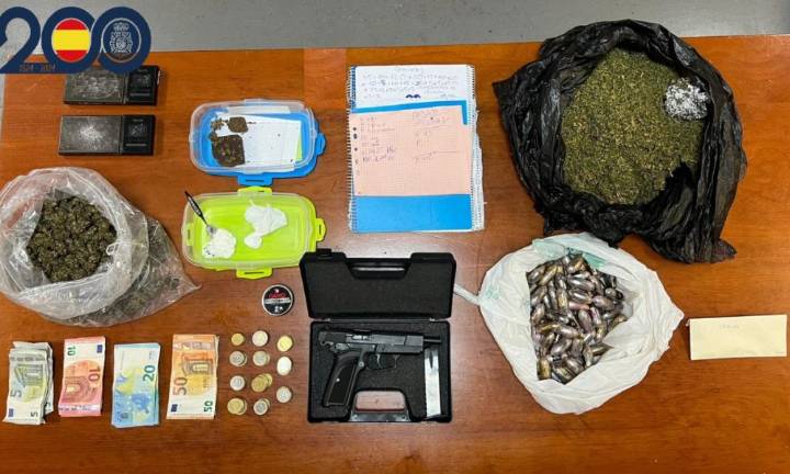 Desmantelan un punto de consumo y venta de droga en Murcia