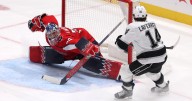 Playing without Drew Doughty, Kings' winning streak ends in loss to Capitals