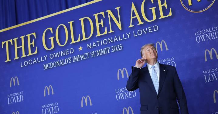 7 Stupid Moments From Trump’s McDonald’s Summit Speech