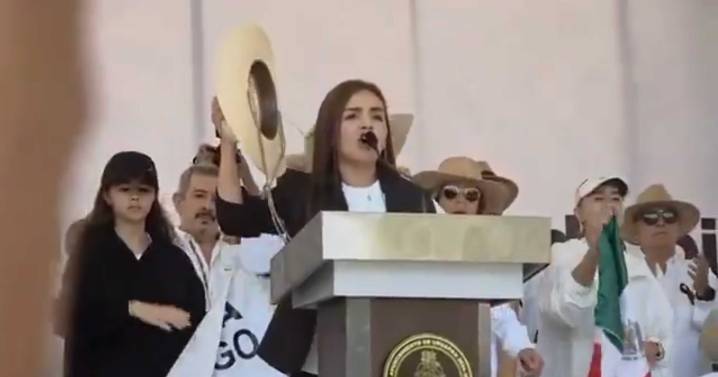 VIDEO: Grecia Quiroz anuncia “voto de castigo” en 2027 por asesinato de Carlos Manzo