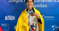 Dos deportistas de Caldas brillan en los Juegos Parapanamericanos Juveniles de Chile, tres medallas de bronce