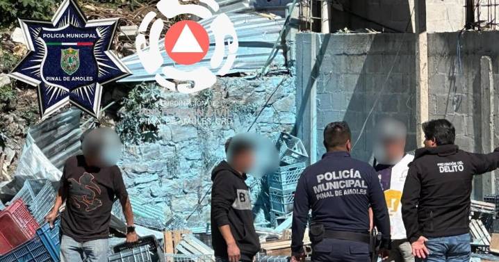 Explosión de pirotecnia en el mercado de Pinal de Amoles, Querétaro, deja 9 personas heridas