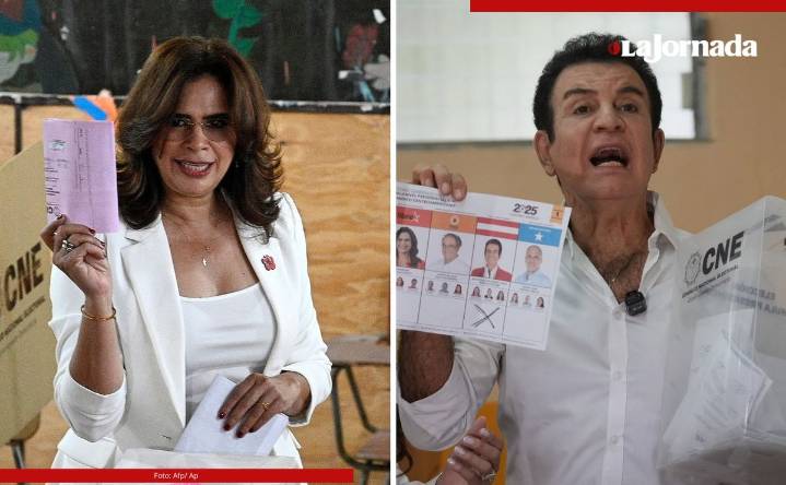 Elecciones presidenciales Honduras: Rixi Moncada y Salvador Nasralla ejercen voto