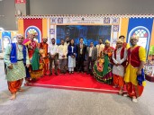 Gill Visits Goa Pavilion at IITF 2025, Lauds State’s Innovative Showcase