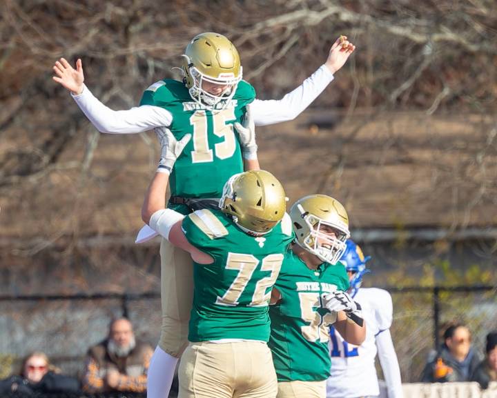 Photos of Pontiac Notre Dame Prep vs. Monroe Jefferson in a D5 football state semifinal