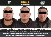 Detienen a tres implicados en robo de carga en Tultitlán