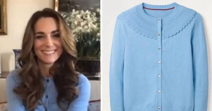 Princess Kate's blue cardigan comes in new version that's on sale
