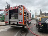 Actuaron los bomberos. Se incendió una casa en la Villa 31 y murió un hombre