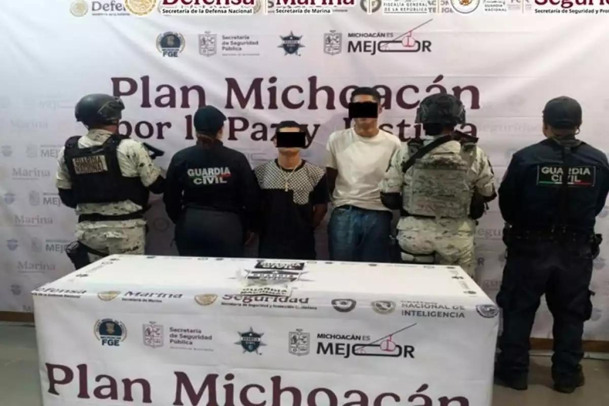 Ejército y Guardia Nacional refuerzan Michoacán: detienen a cuatro personas y aseguran explosivos en operativo por la paz