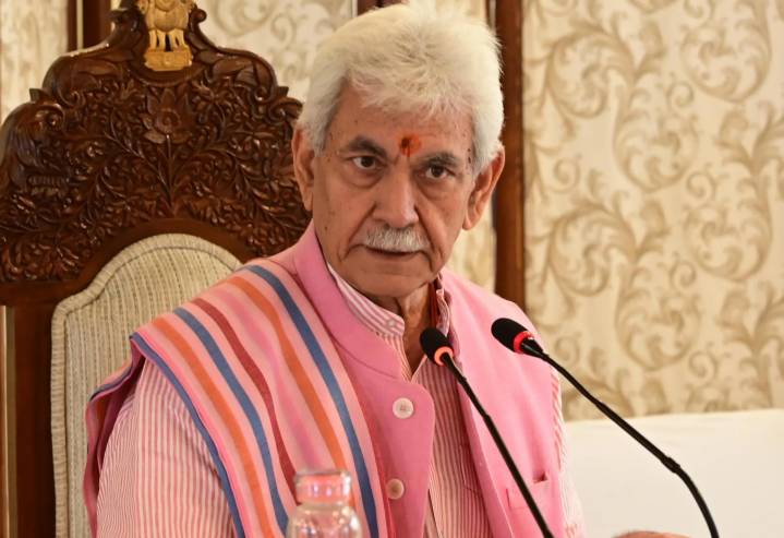 LG Manoj Sinha reviews security situation in Kashmir Division