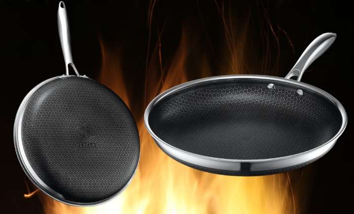 Gordon Ramsay’s HexClad Hybrid Fry Pan Set is on sale for 25% off