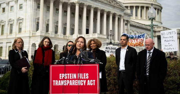 Senado de EU aprueba ley para publicar los archivos de Epstein; falta la firma de Trump