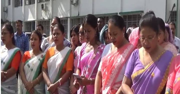 Dibrugarh Resonates with ‘Vande Mataram’, Citizens Join in Mass Singing to Mark 150 Years