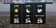 First Alert 6 Forecast: Chilly evening, big warm up for the rest of the week