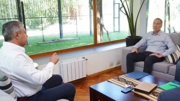Santilli visitó Neuquén y se reunió con Figueroa
