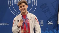 El oscense Daniel Escartín logra tres medallas de bronce en el Campeonato de España Junior de halterofilia