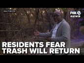 Illegal dumpsite in Rosemont cleared, but residents fear return of trash