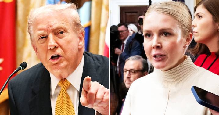 Trump, 79, Pleads for Leavitt, 28, to Rescue Him from Tough Questions