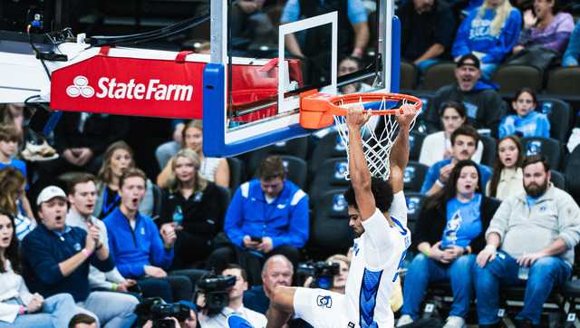 Creighton men's basketball defeats South Dakota at CHI Health Center