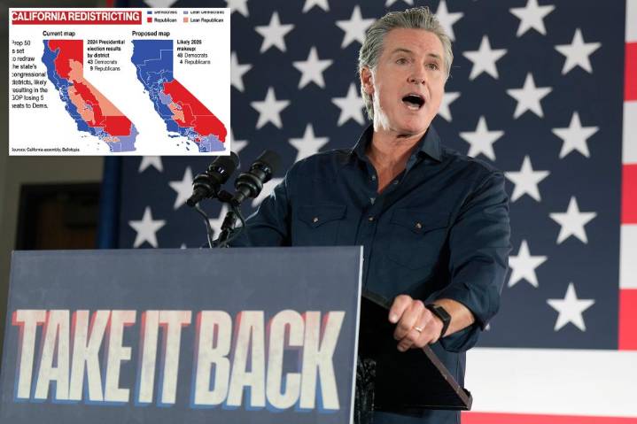 DOJ sues over California US House map that could tip control of Congress