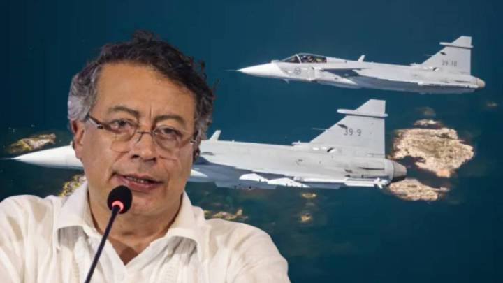 Las mentiras de Petro con la compra de los aviones suecos y el rechazo a los F